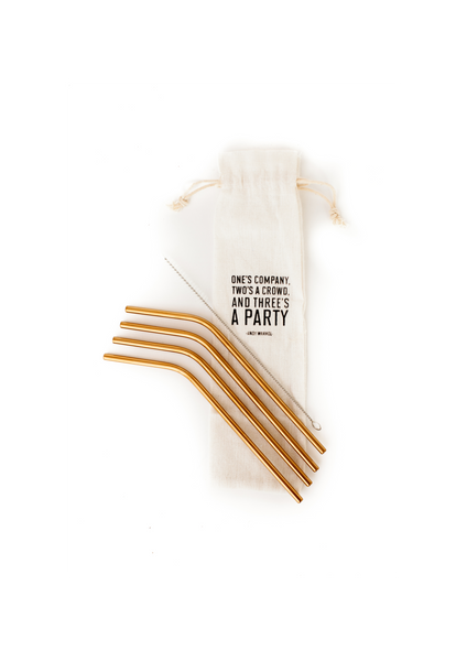 Copper Plated Straws