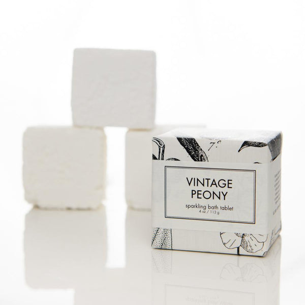 Vintage Peony Bath Tablets