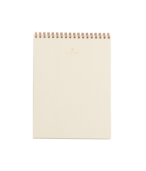 Natural Linen Office Notepad
