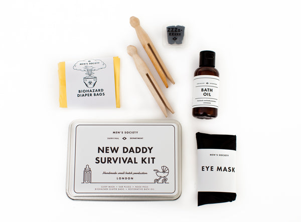 Men's Socity-New Daddy Survival Kit- Personalized Gift Set