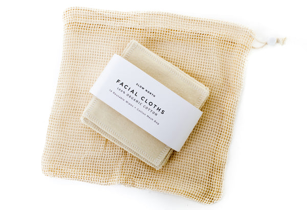 Organic Cotton Facial Cloths