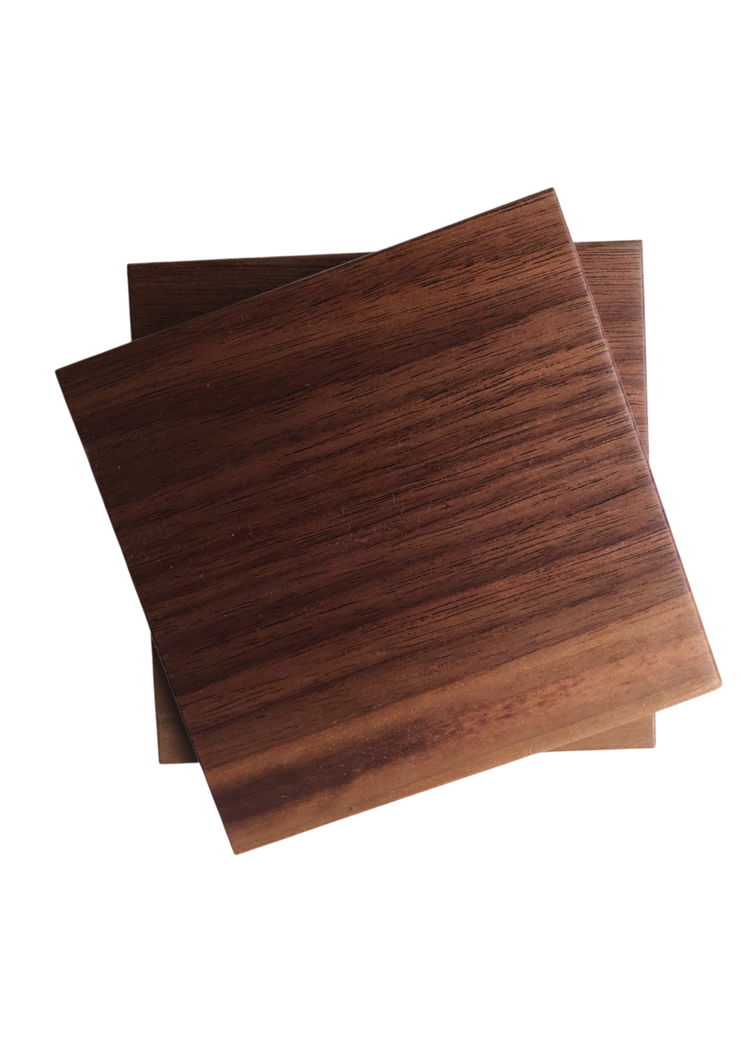 Walnut Coasters Set